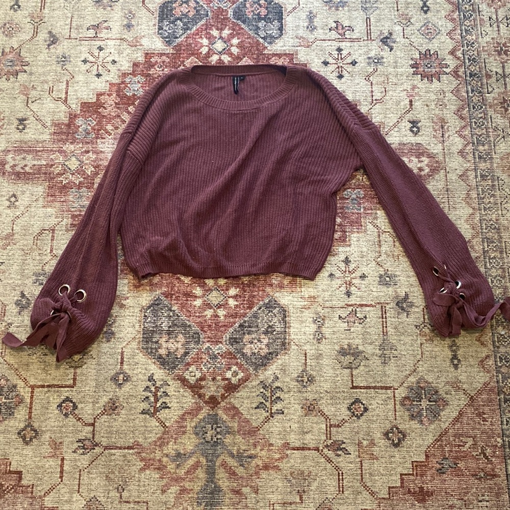 Purple sweater